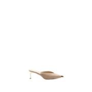 Stijlvolle Kasia Mule Pump Hakken Michael Kors , Beige , Dames