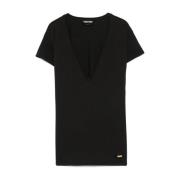 Zwarte T-shirts en Polos Tom Ford , Black , Dames