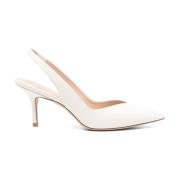 Witte hak sandalen Stuart Weitzman , White , Dames