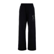 Stijlvolle zwarte katoenen joggers Golden Goose , Black , Dames