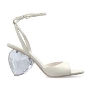 Hartvormige hak sandalen Kate Spade , Beige , Dames