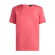 Koraalbladeren Top Etro , Pink , Dames