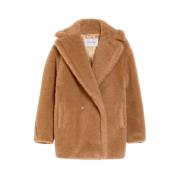 Teddy Coat Max Mara , Beige , Dames