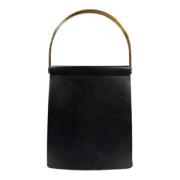 Pre-owned Leather handbags Cartier Vintage , Black , Dames