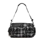 Pre-owned Fabric chanel-bags Chanel Vintage , Gray , Dames