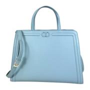 Lichtblauwe Schoudertas Brera Stijl Twinset , Blue , Dames