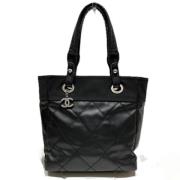 Pre-owned Canvas chanel-bags Chanel Vintage , Black , Dames