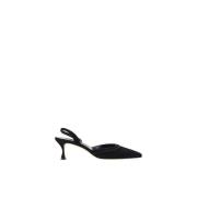 Suede-Effect Pumps met Slingback en Amandelteen Manolo Blahnik , Blue ...