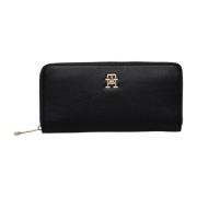 Zwarte Handtas Portemonnee Mix Tommy Hilfiger , Black , Dames