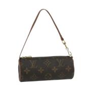 Pre-owned Canvas handbags Louis Vuitton Vintage , Brown , Dames