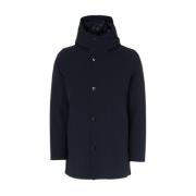 Blauwzwarte Down Under Parka Jas RRD , Blue , Heren