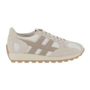 Beige Platte Schoenen voor Vrouwen Hogan , Beige , Heren