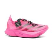 Donkerroze/Zwarte Mesh Sneakers Y-3 , Pink , Dames