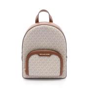 Pre-owned Canvas backpacks Michael Kors Pre-owned , White , Dames