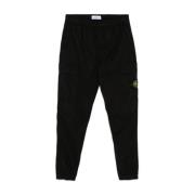 Cargo Broek in Zwart Broek Stijl Stone Island , Black , Heren