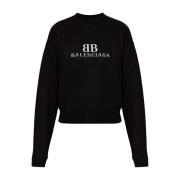 Zwarte Sweater Collectie Balenciaga , Black , Dames