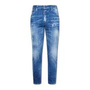 Jeans Skater Dsquared2 , Blue , Heren