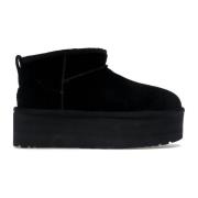 Zwarte Platformlaars, Beperkte Oplage UGG , Black , Dames