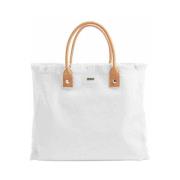 Witte Cap Ferrat Tote Tas Melissa Odabash , White , Dames