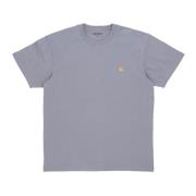 Spiegel/Goud Korte Mouw T-shirt Carhartt Wip , Blue , Heren