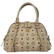 Pre-owned Canvas handbags MCM Pre-owned , Beige , Dames