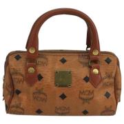 Pre-owned Canvas handbags MCM Pre-owned , Brown , Dames