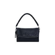 Zwarte Polyethyleen Handtas Lente/Zomer Collectie Desigual , Black , D...