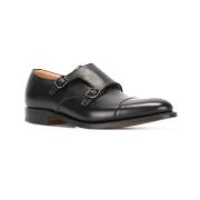 Monk Strap Schoenen in Zwart Leer Church's , Black , Heren