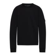 Sweatshirt met logo Stone Island , Black , Heren