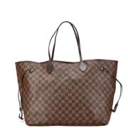 Pre-owned Canvas totes Louis Vuitton Vintage , Brown , Dames