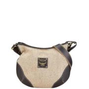 Pre-owned Canvas shoulder-bags MCM Pre-owned , Beige , Dames