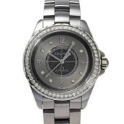 Pre-owned Glass watches Chanel Vintage , Gray , Dames