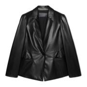 Blazer met één knoop Elena Mirò , Black , Dames