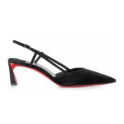 Zwarte Suède Décolleté Schoenen Christian Louboutin , Black , Dames