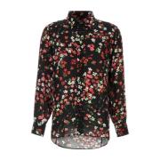 Georgette Bedrukte Shirt Tom Ford , Multicolor , Heren