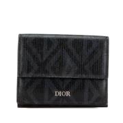 Pre-owned Canvas wallets Dior Vintage , Black , Dames