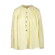 Gele Sigarenshirt Laurence Bras , Yellow , Dames