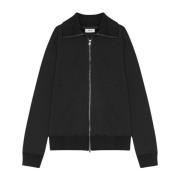 Zwarte Track Jacket Sweater Nn07 , Black , Heren