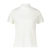 Stijlvolle Gekraagde Logo T-Shirt A.p.c. , White , Dames