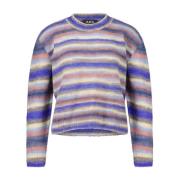 Gestreepte Alpaca Mix Trui A.p.c. , Multicolor , Dames