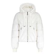 Glanzend Mat Omkeerbare Jas Khrisjoy , White , Dames