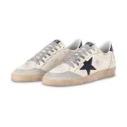 Ster Sneaker in Gebruikte Look Golden Goose , White , Heren