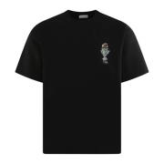 Heren T-Shirt Vaas Drole de Monsieur , Black , Heren