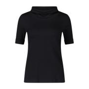 Sportief Shirt met Rolhals en Neon Strepen Marc Cain , Black , Dames