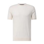 Zijden en kasjmier T-shirt Windsor , White , Heren