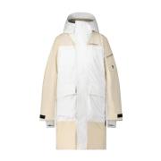 Tweekleurige parka voor skiën Peak Performance , White , Dames