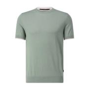 Zijde en Kasjmier T-shirt Windsor , Green , Heren