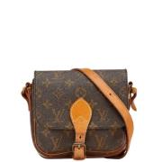 Pre-owned Canvas shoulder-bags Louis Vuitton Vintage , Brown , Dames