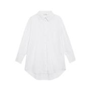 Gestreepte Shirt met Knoopsluiting Anine Bing , White , Dames