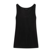 Klassieke Gebreide Tanktop Anine Bing , Black , Dames